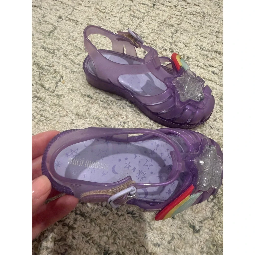 Mini Melissa purple shooting star size 9